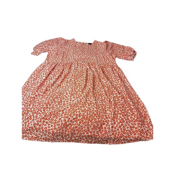 NWT Sz 14 Asos Maternity Dress Red Orange Floral Flowers Summer Spring Light - Picture 2 of 10